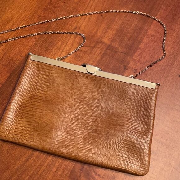 Vintage Etra Reptile Leather Clutch - Picture 2 of 6